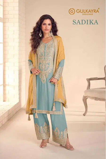 Sadika By Gulkayra Chinon Wholesale Readymade Suits Suppliers In Mumbai